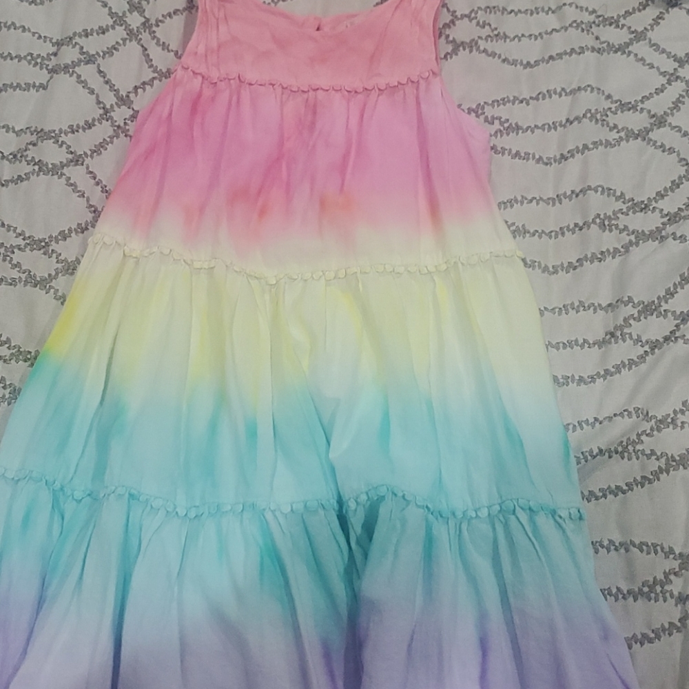 Girl tiedye dress size 7